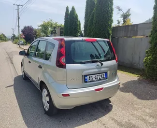 알바니아에서에서 대여하는 Nissan Note 2010 차량, 특징: ✓Petrol 연료 및 63마력 ➤ 하루 22 EUR부터 시작.