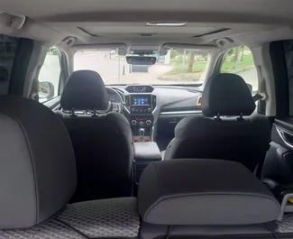 Interior of Subaru Forester Limited for hire in Georgia. A Great 5-seater car with a Automatic transmission.