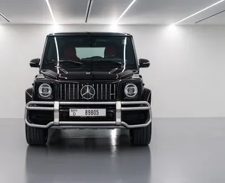 Alquiler de coches Mercedes-Benz G63 n.º 6743 Automático en Dubai, equipado con motor de 4,0L ➤ De Andrei en los EAU.