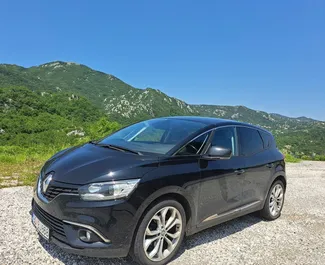 Frontvisning av en leiebil Renault Scenic i Budva, Montenegro ✓ Bil #7029. ✓ Automatisk TM ✓ 3 anmeldelser.