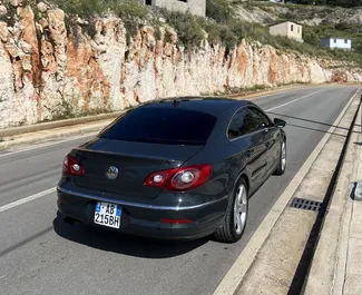 Priekinė automobilio, kurį nuomojate Volkswagen Passat-CC Sarandoje, Albanija vaizdas ✓ Automobilis #6978. ✓ Pavarų dėžė Automatinis TM ✓ Atsiliepimai 1.