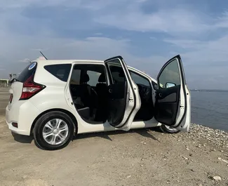 Nissan Note 2019 car hire in Cyprus, featuring ✓ Petrol fuel and 120 horsepower ➤ Starting from 25 EUR per day.