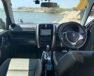 Petrol 1.3L engine of Suzuki Jimny 2018 for rental in Larnaca.