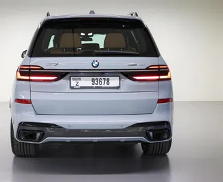 BMW X7 2023 car hire in the UAE, featuring ✓ Petrol fuel and 335 horsepower ➤ Starting from 1950 AED per day.