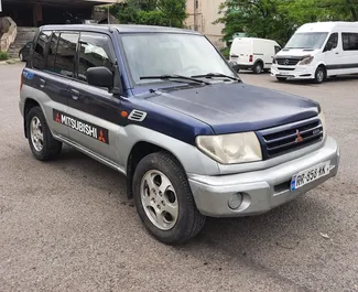 Mitsubishi Pajero Io 1998 car hire in Georgia, featuring ✓ Petrol fuel and  horsepower ➤ Starting from 130 GEL per day.