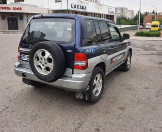 Mitsubishi Pajero Io 1998 available for rent in Tbilisi, with unlimited mileage limit.