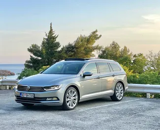 Front view of a rental Volkswagen Passat Variant in Budva, Montenegro ✓ Car #6779. ✓ Automatic TM ✓ 0 reviews.