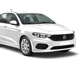 달라만 공항, 터키에서 대여하는 Fiat Egea Multijet의 전면 뷰 ✓ 차량 번호#6727. ✓ 매뉴얼 변속기 ✓ 0 리뷰.