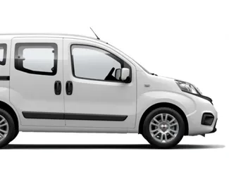 Front view of a rental Fiat Fiorino at Antalya Airport, Turkey ✓ Car #6756. ✓ Manual TM ✓ 0 reviews.