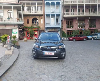 Subaru Forester Limited 2020 tillgänglig för uthyrning i Tbilisi, med en körsträckegräns på obegränsad.