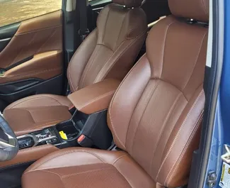 Interior of Subaru Forester Limited for hire in Georgia. A Great 5-seater car with a Automatic transmission.