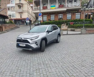 Toyota Rav4 2022 car hire in Georgia, featuring ✓ Petrol fuel and 200 horsepower ➤ Starting from 220 GEL per day.