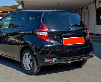 Petrol 1.2L engine of Nissan Note 2019 for rental in Larnaca.