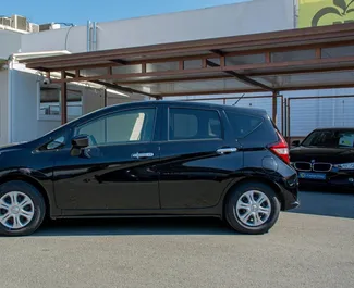 Nissan Note rental. Economy, Comfort Car for Renting in Cyprus ✓ Without Deposit ✓ TPL, CDW, SCDW, Passengers, Theft, Young insurance options.