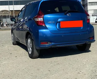 Nissan Note 2019 available for rent in Larnaca, with unlimited mileage limit.