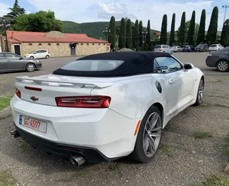 Chevrolet Camaro Cabrio rental. Premium, Luxury, Cabrio Car for Renting in Georgia ✓ Deposit of 600 GEL ✓ TPL, CDW insurance options.