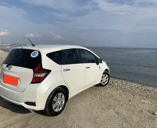 Nissan Note 2020 tillgänglig för uthyrning i Larnaca, med en körsträckegräns på obegränsad.