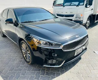 Front view of a rental Kia Cadenza in Dubai, UAE ✓ Car #7109. ✓ Automatic TM ✓ 0 reviews.