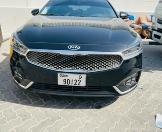 Kia Cadenza 2019 autóbérlés az Egyesült Arab Emírségekben, jellemzők ✓ Benzin üzemanyag és  lóerő ➤ Napi 120 AED-tól kezdődően.