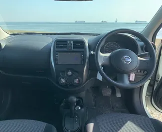 Motor Gasolina de 1,2L de Nissan March 2018 para alquilar en en Larnaca.