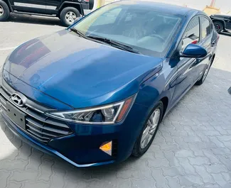 Hyundai Elantra 2019 with Front drive system, available in Dubai.