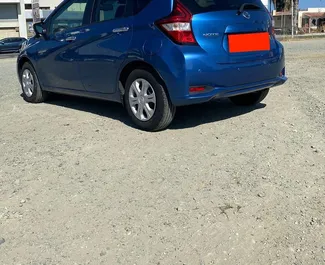 Petrol 1.2L engine of Nissan Note 2019 for rental in Larnaca.