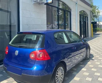 Car Hire Volkswagen Golf 5 #7262 Manual at Tirana airport, equipped with 2.0L engine ➤ From Erind in Albania.