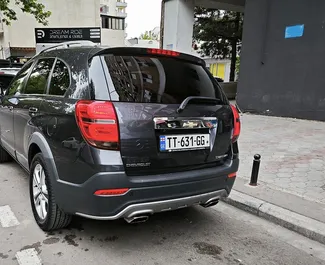 Chevrolet Captiva 2014 available for rent in Tbilisi, with unlimited mileage limit.