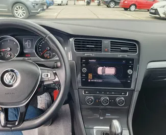 Volkswagen Golf 7 2019 location de voiture au Monténégro, avec ✓ Diesel carburant et 110 chevaux ➤ À partir de 40 EUR par jour.