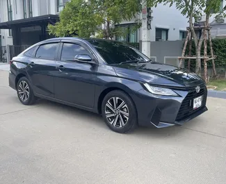 Biluthyrning av Toyota Yaris Ativ 2023 i i Thailand, med funktioner som ✓ Bensin bränsle och 92 hästkrafter ➤ Från 1200 THB per dag.