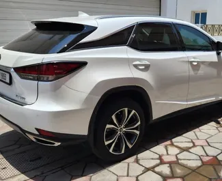 Petrol 3.5L engine of Lexus RX 350 2021 for rental in Dubai.