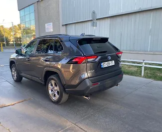 Toyota Rav4 2022 available for rent in Tbilisi, with unlimited mileage limit.