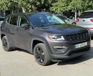 Jeep Compass 2019 car hire in Georgia, featuring ✓ Petrol fuel and 180 horsepower ➤ Starting from 120 GEL per day.