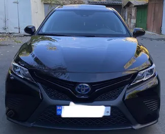 Front view of a rental Toyota Camry in Tbilisi, Georgia ✓ Car #7384. ✓ Automatic TM ✓ 0 reviews.