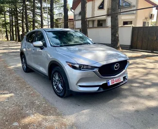 Přední pohled na pronájem Mazda CX-5 v Tbilisi, Georgia ✓ Auto č. 7571. ✓ Převodovka Automatické TM ✓ Recenze 1.