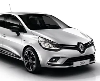 Frontvisning av en leiebil Renault Clio 4 på Agadir lufthavn, Marokko ✓ Bil #7557. ✓ Manuell TM ✓ 0 anmeldelser.