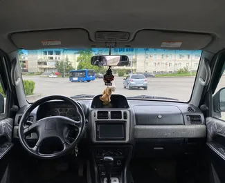 Арендуйте Mitsubishi Pajero Io 2002 в Грузии. Топливо: Бензин. Мощность: 180 л.с. ➤ Стоимость от 95 GEL в сутки.