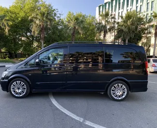 Mercedes-Benz Viano 2015 car hire in Georgia, featuring ✓ Diesel fuel and 230 horsepower ➤ Starting from 300 GEL per day.