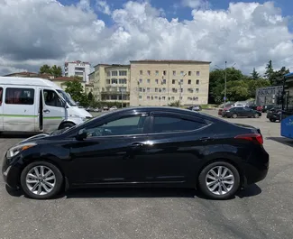 Hyundai Elantra 2015 car hire in Georgia, featuring ✓ Petrol fuel and 175 horsepower ➤ Starting from 85 GEL per day.