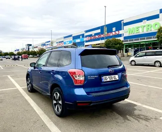 Interior of Subaru Forester for hire in Georgia. A Great 5-seater car with a Automatic transmission.