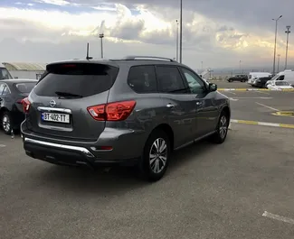 Nissan Pathfinder 2020 available for rent in Tbilisi, with unlimited mileage limit.