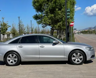 ティラナにて、アルバニアにてでのAudi A6 #7854 自動カーレンタル、3.0Lエンジン搭載 ➤ エルジェットから。