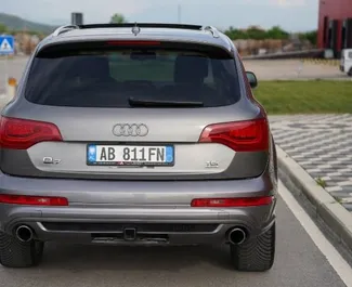 Audi Q7 2010 car hire in Albania, featuring ✓ Diesel fuel and 225 horsepower ➤ Starting from 54 EUR per day.