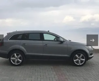 Nomas automašīnas priekšskats Audi Q7 Tirānā, Albānija ✓ Automašīna #7853. ✓ Pārnesumu kārba Automātiskais TM ✓ Atsauksmes 0.