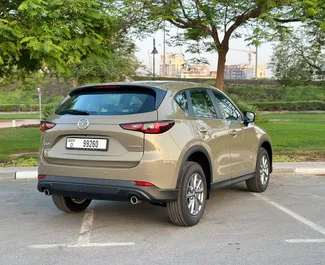 Biluthyrning av Mazda Cx-5 2024 i i Förenade Arabemiraten, med funktioner som ✓ Bensin bränsle och 194 hästkrafter ➤ Från 280 AED per dag.
