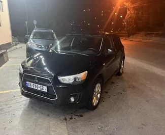 Frontvisning av en leiebil Mitsubishi Outlander Sport i Tbilisi, Georgia ✓ Bil #7871. ✓ Automatisk TM ✓ 1 anmeldelser.