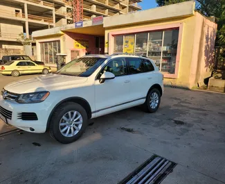 Volkswagen Touareg 2011 car hire in Georgia, featuring ✓ Petrol fuel and 260 horsepower ➤ Starting from 200 GEL per day.