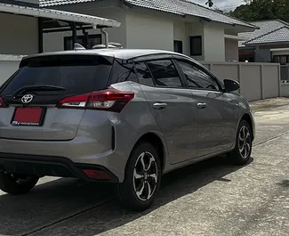 Biluthyrning av Toyota Yaris 2024 i i Thailand, med funktioner som ✓ Bensin bränsle och 98 hästkrafter ➤ Från 600 THB per dag.