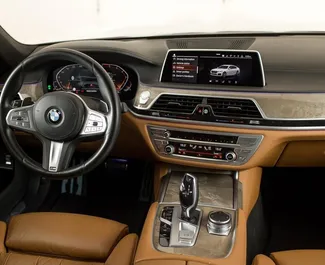 BMW 520i 2019 car hire in the UAE, featuring ✓ Petrol fuel and 330 horsepower ➤ Starting from 426 AED per day.