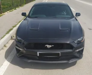 Front view of a rental Ford Mustang Coupe in Baku, Azerbaijan ✓ Car #7957. ✓ Automatic TM ✓ 0 reviews.